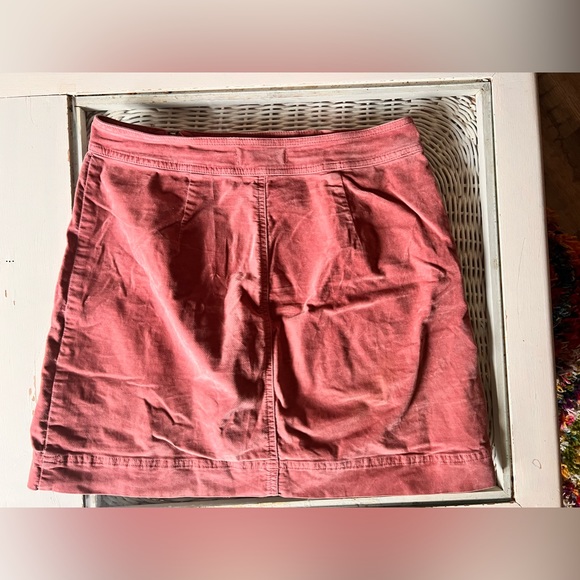 Pink Madewell skirt size 6 good condition double zipper on the front - Picture 6 of 6